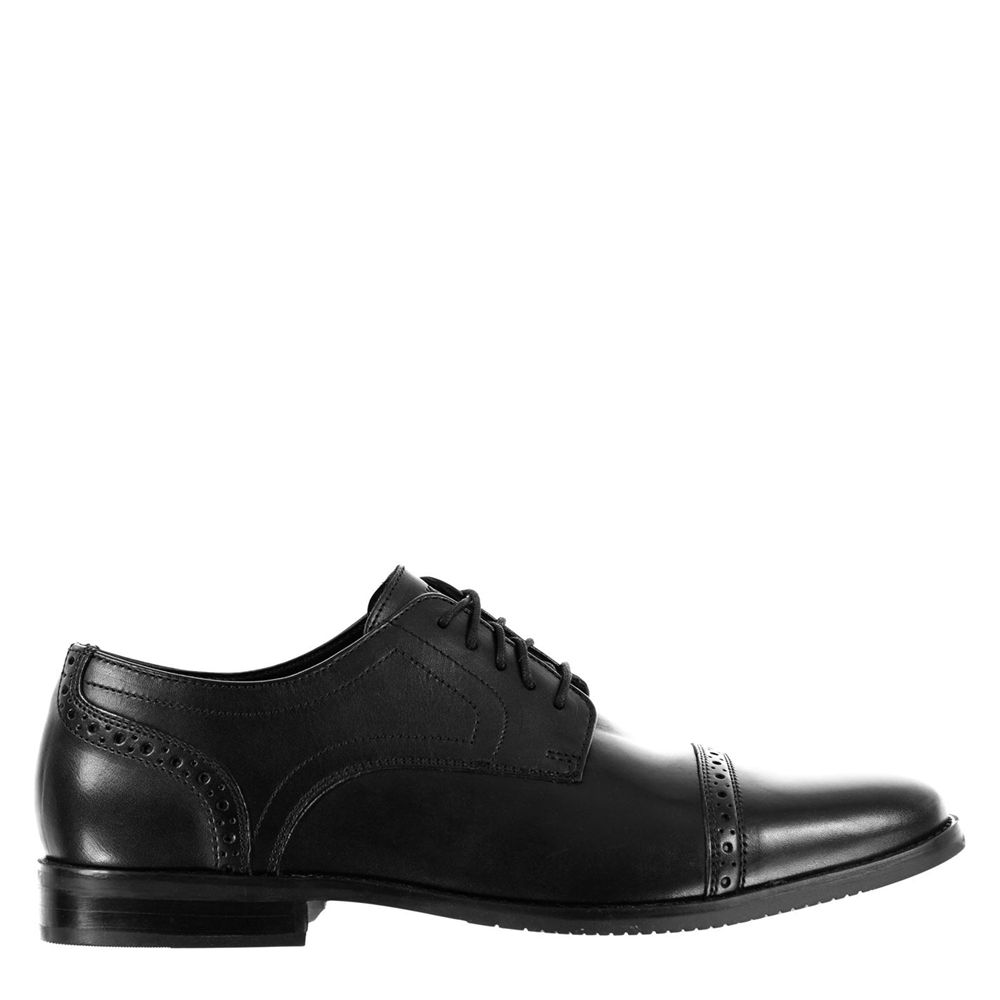 Sapatos Oxford Homem Rockport Cap Pretas,Portugal LIAMS-3241